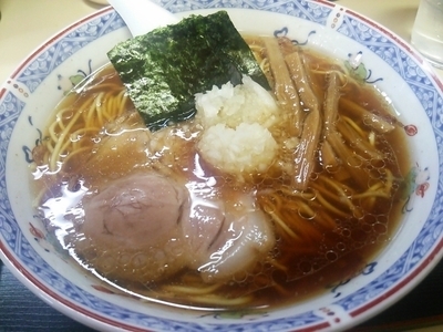 「ラーメン（並）麺やや硬め　玉ねぎ多め　550円」@タンタンの写真