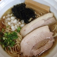 煮干しsoba (醤油)¥750
