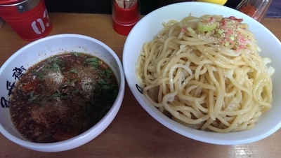 「しそごまつけ麺、特盛」@つけ麺 千兵衛の写真
