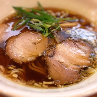 「中華そばと卵かけご飯」@中華そば うえまちの写真