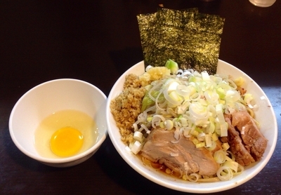 「【夜限】アブラソバ　７５０円　生姜　５０円」@豚星。の写真