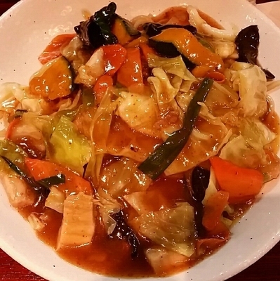 「スタミナ冷やし　７５０円」@俺の麺 豚と鳥の写真