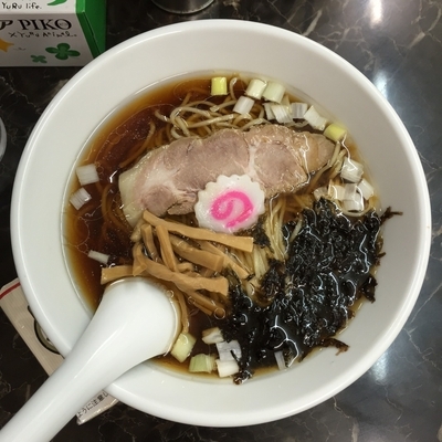 「醤油煮干ラーメン」@らーめん えんやの写真
