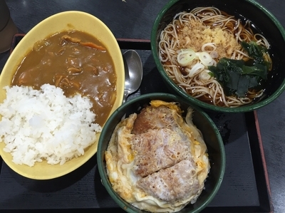 「ミニカレー」@ゆで太郎 鶴見中央店の写真