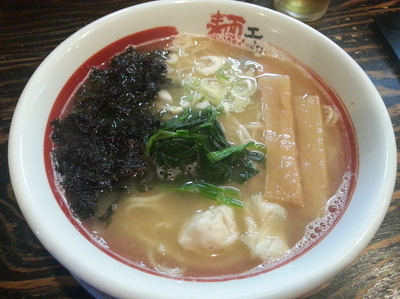 「魚介塩ラーメン750円」@麺工房 じゃんの写真