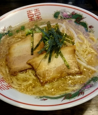 「にんにくとんこつ油屋そば」@らーめん堂 楽天の写真