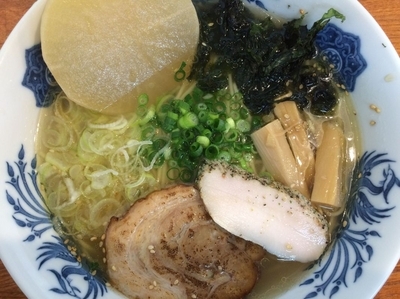 「しおそば 700円（味大根+100円）」@麺匠 覇道の写真