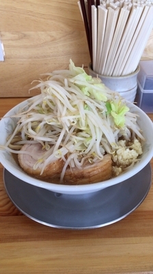 「Ｇ系ラーメン (ニンニク少し)  750円」@麺屋 さくらの写真