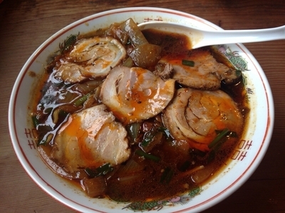 「アリランチャーシュー 中盛 辛め」@アリランらあめん 八平の写真