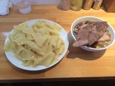 「つけ麺　スゴ平麺＋チャーシュー」@らぁめん りきどうの写真