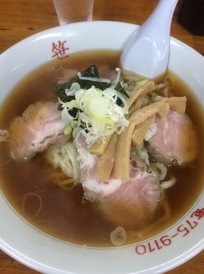 「チャーシュー麺」@手打ちラーメン 笹の写真