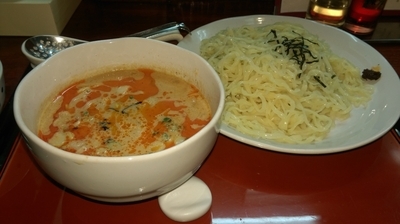 「担々つけ麺(800円)&半ライス(100円)」@担々麺専門 發巳 砥上店の写真