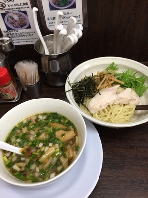 「淡麗細つけめん醤油860円」@丸直の写真