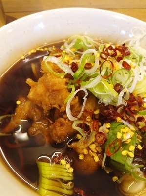 「ゲソそば」@一○そばの写真