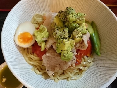 「【本日の限定】豚肉のトマトまぜそば ￥820」@和風らーめん 凪の写真