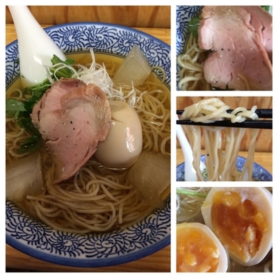 「1日限定20食 冷やし煮干しそば 白醤油 750円」@中華そば よしかわの写真