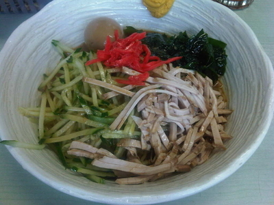 「冷し中華(800円)」@大一の写真