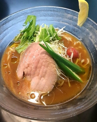 「【限定】冷やし味噌らぁ麺～トリュフ風味仕立て～800円」@みそ味専門マタドールの写真