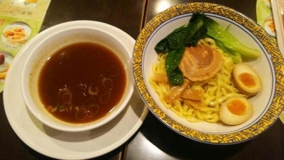 「こだわり４種節をつかった極旨つけ麺」@バーミヤン 国領駅前店の写真