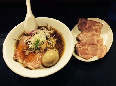 「チャーシュー冷やし中華そば 1000円 味玉100円」@麺処 晴の写真