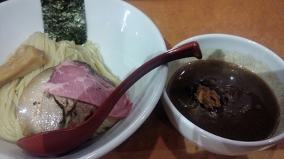 「産直鮪の濃味つけ麺」@麺屋 翔 西新宿本店の写真