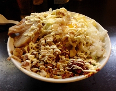 「賄いカレー汁なし蕎麦【限定】」@豚星。の写真