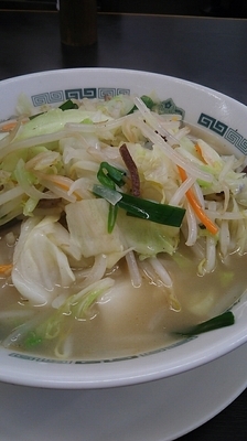 「野菜たっぷりタンメン　大盛」@日高屋 巣鴨北口店の写真