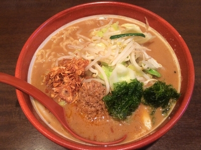 「伊勢味噌野菜らーめん（810円）」@蔵deらーめんの写真