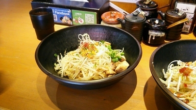 「まぜそば（海老油）」@まぜそば専門店 かぐら 立川店の写真