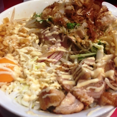 「冷やしまぜそば（ガリマヨ）」@用心棒の写真