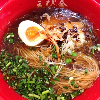 「海老そば」@海老そば専門店 築地 えび金の写真