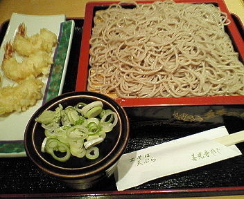 「（本日のサービス）天せいろ　１０５０円→８５０円」@善光寺そばの写真