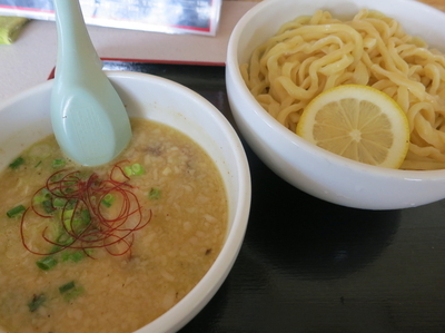 「塩つけ麺中盛り770円」@なか邑の写真