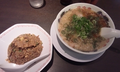 「ラーメン　チャーハン」@来来亭 石神井店の写真