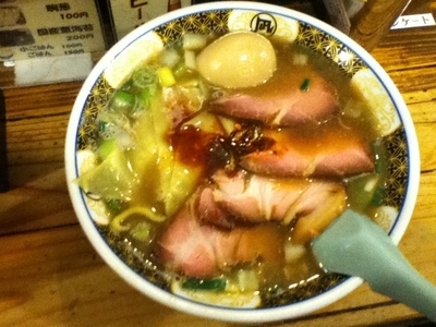 「らーめん」@すごい煮干ラーメン凪 新宿ゴールデン街店 本館の写真