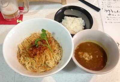 「ラタトゥイユの和えカレーつけ麺【限定】  1000円」@ラーメン星印の写真