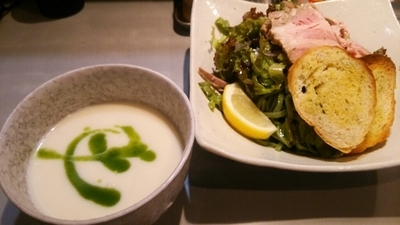 「【限定】野辺地のかぶとローストポークの冷たいつけそば」@中華蕎麦 瑞山（ZUIZAN）の写真