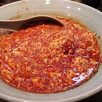 タンタン麺大辛ニンニク卵ダブル