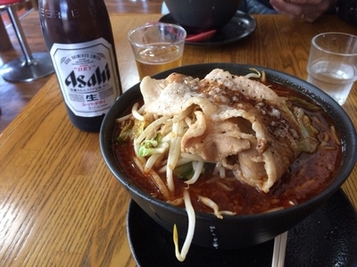 「ラーメン」@男気らーめんアカギ 栃木佐野店の写真