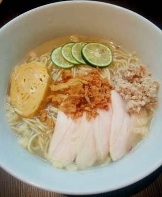 「【限定】鶏とすだちの冷やしそば （150818）」@柳麺 呉田-goden-の写真