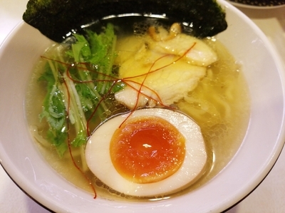 「鳥しおラーメン」@はま寿司 三鷹北野店の写真