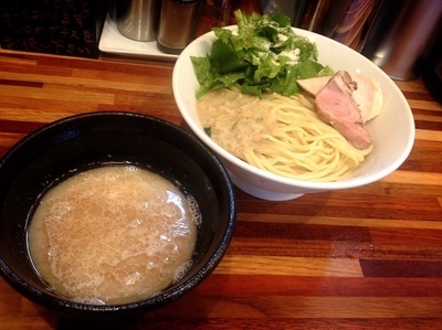 「限定つけ麺帆立搾り」@鮮魚らーめん 五ノ神水産の写真