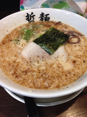 「醤油豚骨ラーメン(ハリガネ)¥500+替玉(粉落とし)¥50」@二十九代目 哲麺 立川北口店の写真