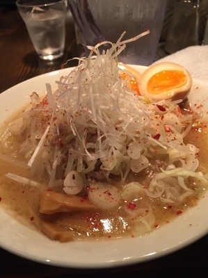 「味玉付き味噌ラーメン 硬め」@天虎の写真
