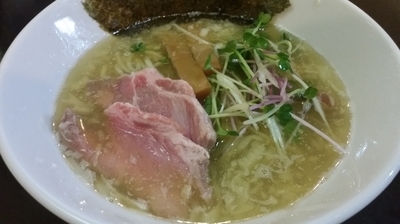 「鯛だし塩ラーメン　850円」@ラーメン スイケン suikenの写真