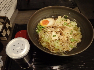 「[夏期限定]冷やし肉そば(850円)」@龍のひげ 常陸大宮店の写真