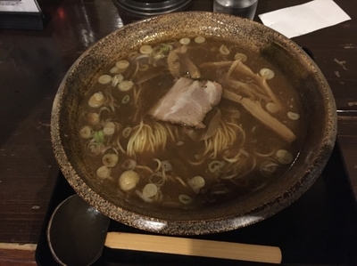 「鰹濃厚中華そば（中）950円」@もちもちの木 白岡店の写真