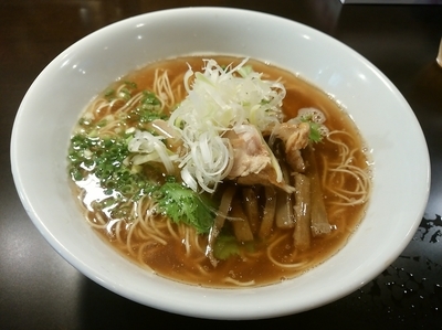 「【鶏と和の極らーめん(並盛・150g)730円】→500円」@らーめんや なかじゅう亭 WA-FU 3号店の写真