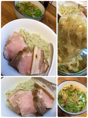 「塩ちゃーしゅーつけ麺（200g）￥1050」@くじら食堂の写真