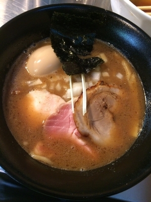 「鰹×豚LAIKらー麺900円（こってり）」@Bonito Soup Noodle RAIKの写真